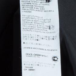 Pre Owned قميص دولتشي أند غابانا سيناترا أسود رجالي L