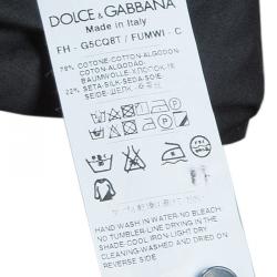 Pre Owned قميص دولتشي أند غابانا سيناترا أسود رجالي L