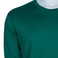 Pre Owned بلوفر دولتشي أند غابانا تريكو أخضر M