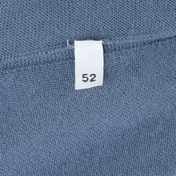 Pre Owned Dolce and Gabbana Grey V-Neck Sweater L