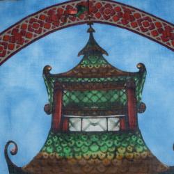 Pre Owned تيشيرت دولتشي أند غابانا كتان مطبوع متعدد الألوان XXL