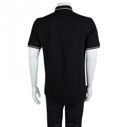 Pre Owned تي شيرت بولو دولتشي أند غابانا تريكو أسود M