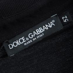 Pre Owned تي شيرت بولو دولتشي أند غابانا تريكو أسود M