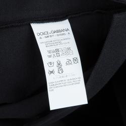 Pre Owned تي شيرت بولو دولتشي أند غابانا تريكو أسود M