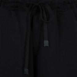 Pre Owned Dolce and Gabbana Black Cotton Jersey Sweatpants XXXL
