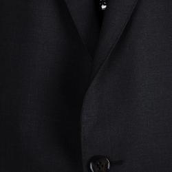 Pre Owned بذلة ثلاث قطع دولتشي أند غابانا مارتيني صوف رصاصي 4XL