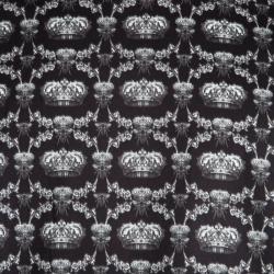 Pre Owned تي شيرت دولتشي أند غابانا بلاك بي أند كراون مطبوع رقبة مستديرة XL