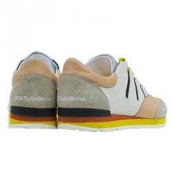 Pre Owned حذاء رياضي دولتشي أند غابانا باركور جلد ثلاثي اللون مقاس 42