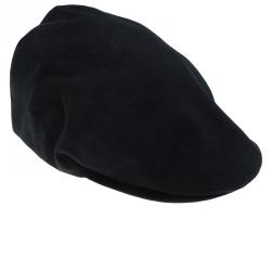 Pre Owned Dolce and Gabbana Black Cotton Flat Cap Size 58