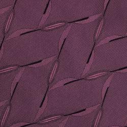 Pre Owned Dolce and Gabbana Purple Patterned Silk Tie