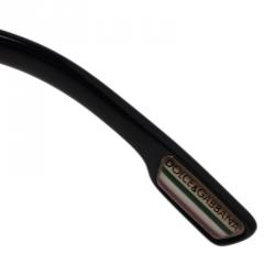 Pre Owned Dolce and Gabbana Black DG 2099 Aviators 