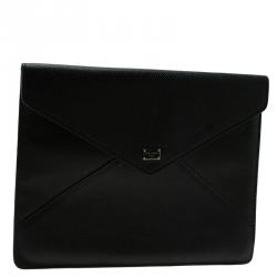 Dolce and Gabbana Black Leather iPad Envelope Case