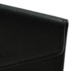 Dolce and Gabbana Black Leather iPad Envelope Case