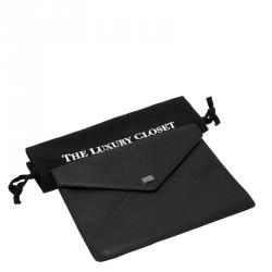 Dolce and Gabbana Black Leather iPad Envelope Case