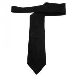 Dolce and Gabbana Black Silk Tie