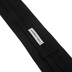 Dolce and Gabbana Black Silk Tie