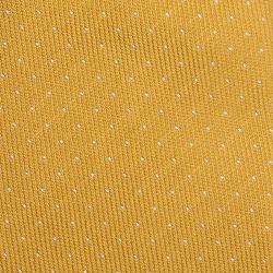 Dolce and Gabbana Gold & White Dotted Silk Tie