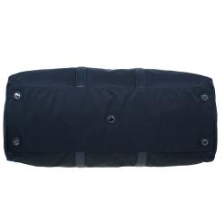 Pre Owned Dolce and Gabbana Black Nylon/Leather Profile Travel Bag