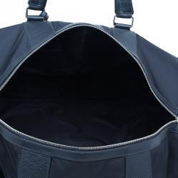 Pre Owned Dolce and Gabbana Black Nylon/Leather Profile Travel Bag