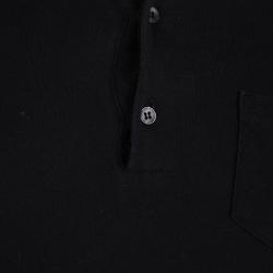 Pre Owned تي شيرت بولو دولتشي أند غابانا تريكو أسود XS