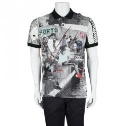 Pre Owned تي شيرت دولتشي أند غابانا سيليكان مامبو متعدد الألوان مطبوع XXL