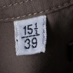 Pre Owned قميص رجالي دولتشي أند غابانا كاجوال كاكي S