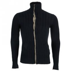 Dolce and Gabbana Men's Rib Knit Cardigan S