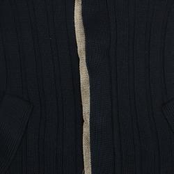 Pre Owned Dolce and Gabbana Men's Rib Knit Cardigan S