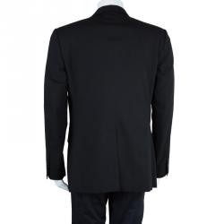 Pre Owned Dolce and Gabbana Men's Charcoal Pinstripe Blazer L