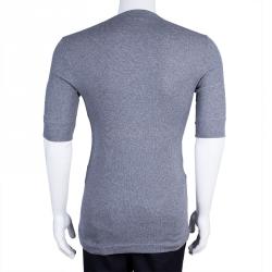 Pre Owned Dolce and Gabbana Men's Grey T-Shirt L