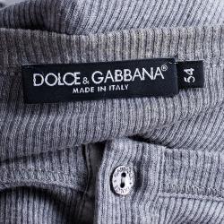 Pre Owned Dolce and Gabbana Men's Grey T-Shirt L