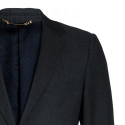 Pre Owned Dolce and Gabbana Men's Grey Wool Suit L