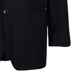 Pre Owned Dolce and Gabbana Men's Black Pinstripe Blazer L