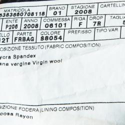 Pre Owned Dolce and Gabbana Men's Black Pinstripe Blazer L