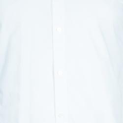 Pre Owned Dolce And Gabbana Men's White Cotton Shirt M