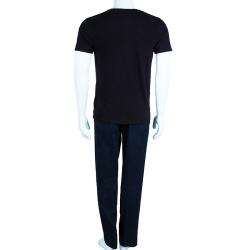 Pre Owned Dolce and Gabbana Men's Navy Blue Trousers M