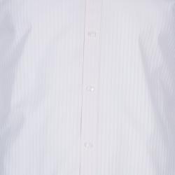 مملوكة مسبقًا قميص دولتشي أند غابانا وردي مخطط للرجال M