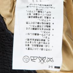 Pre Owned Dolce and Gabbana Black and Gold Bomber Jacket M