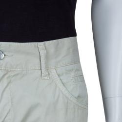 Pre Owned بنطلون دولتشي آند غابانا قطن كاكي L