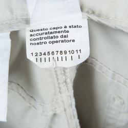 Pre Owned بنطلون دولتشي آند غابانا قطن كاكي L