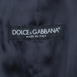 Pre Owned Dolce and Gabbana Black Wool Waistcoat XL