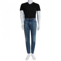 Pre Owned بنطلون جينز دولتشي أند غابانا ممزق L