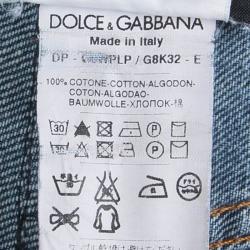 Pre Owned بنطلون جينز دولتشي أند غابانا ممزق L