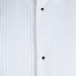 مملوكة مسبقًا قميص دولتشي أند غابانا توكسيدو قطن أبيض L