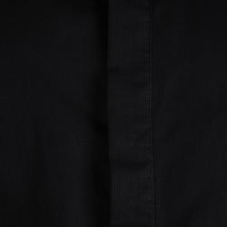 Pre Owned Dolce And Gabbana Black Slim Fit Cotton Shirt XXXL