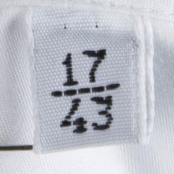 مملوكة مسبقًا قميص دولتشي أند غابانا مزين بأزرار أمامية وجيب أبيض XL