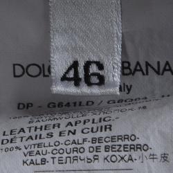 Pre Owned Dolce And Gabbana Light Blue Straight Fit Jeans S