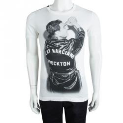 Pre Owned تي شيرت دولتشي أند غابانا مارسيانو روكي أبيض M