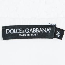 Pre Owned تي شيرت دولتشي أند غابانا مارسيانو روكي أبيض M