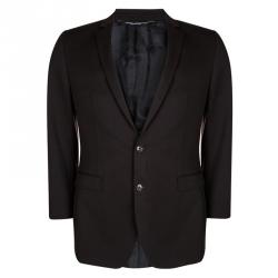 Pre Owned Dolce and Gabbana Dark Brown Wool Pant Suit M